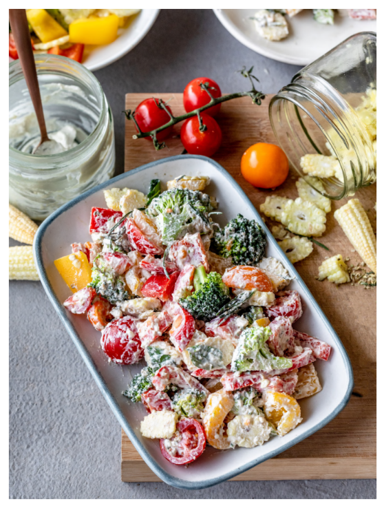cheesy salad